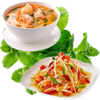 Seafood, Thai food, western, vegetarian & Indian curries